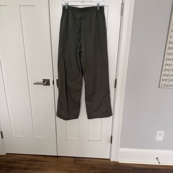 Zara Womens Dark Olive Cargo Pants S - Picture 4 of 6